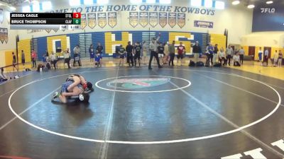 106 lbs Cons. Semi - Bruce Thompson, Clay vs Jessea Cagle, St Cloud
