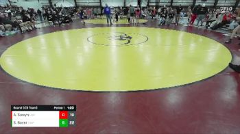 120 lbs Round 5 (8 Team) - Simon Boyer, Timpanogos vs Asher Suwyn, Hurricane