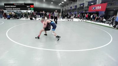 126 lbs Cons. Quarters - Bodee Bright, Montana vs Samuel Murante, Izzy Style Wrestling