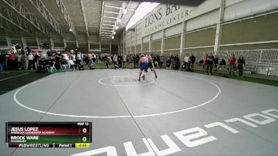 285 lbs Cons. Round 4 - Brock Ware, Stansbury vs Jesus Lopez, American Leadership Academy