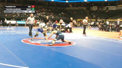 126 Class 4 lbs Cons. Round 2 - Eugene Wu, Parkway West vs Dalton Lilledahl, Francis Howell