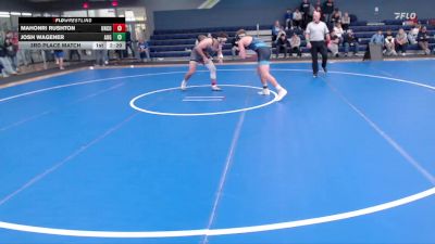 184 lbs 3rd Place Match - Josh Wagener, Augustana (SD) vs Mahonri Rushton, Northern Colorado