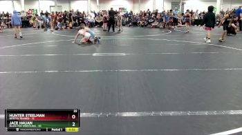80 lbs Round 6 (8 Team) - Jace Hauan, Black Fox Wrestling vs Hunter Steelman, Bitetto Trained