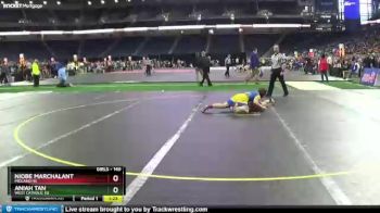 Girls - 140 lbs Champ. Round 1 - Aniah Tan, West Catholic HS vs Niobe Marchalant, Midland HS