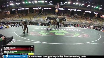 132 lbs Champ. Round 3 - Tyree Graham, South Dade vs Ethan Vugman, Bartram Trail H.S.