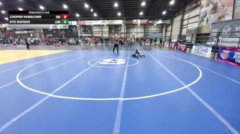 55 lbs Champ. Round 2 - Rye Watson, Lander Legacy Wrestling Club vs Cooper Hamacher, Dickinson Wrestling Club