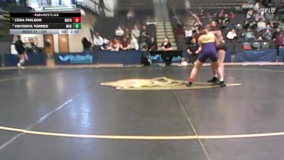 131 lbs Quarterfinal - Cera Philson, Wisconsin Stevens Point vs Viktorya Torres, McKendree University