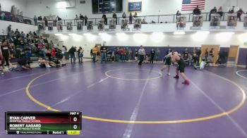 165-175 lbs Round 2 - Ryan Carver, Riverton Middle School vs Robert Aagard, Worland Middle School