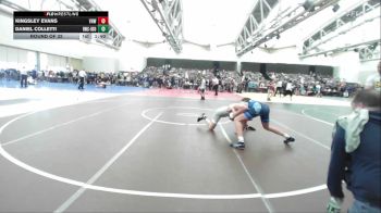 150-I lbs Round Of 32 - Kingsley Evans, Vougar's Honors Wrestling vs Daniel Colletti, Ruthless WC