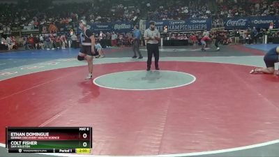 D 2 285 lbs Champ. Round 1 - Colt Fisher, Sam Houston vs Ethan Domingue, Kenner Discovery Health Science