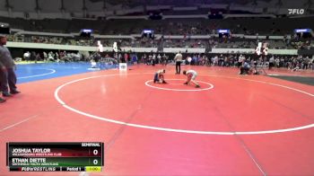 Rookie 3-5 72 Semifinal - Ethan Diette, Smithfield Youth Wrestling vs Joshua Taylor, Williamsburg Wrestling Club