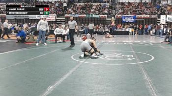 A - 165 lbs Quarterfinal - Kayne Burke, Browning vs Trystan Knight, Billings Central/Joliet