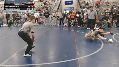 53 lbs Semis - Enzo M Sacilotti, Sanderson Wrestling Academy vs Miles Szymanski, Black Fox Wrestling Academy