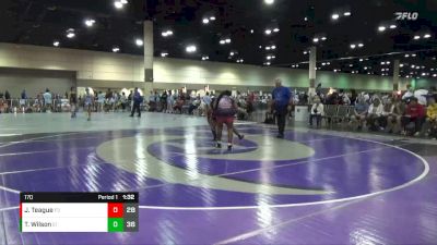 170 lbs Finals (8 Team) - Jayla Teague, Red Knights vs Tanihya Wilson, Charlie`s Angels-FL Blk