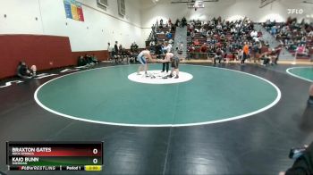 215 lbs Cons. Round 3 - Kaio Bunn, Sheridan vs Braxton Gates, Rock Springs