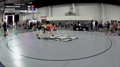 144 lbs Champ. Round 1 - Isaiah Callahan, Beast Mode Wrestling vs Logan Kuck, Ringers Wrestling Club