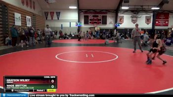 3 lbs Cons. Semi - Grayson Wilsey, WBNDD vs Wade Britton, Fort Madison Wrestling Club