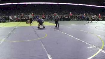 D3-144 lbs Quarterfinal - Austin Solis, Gladstone HS vs Daniel Krebs, Lakewood HS