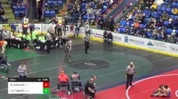 96 lbs Round Of 32 - Davion Edmond, Diocese Of Erie vs Al Tagliati, Hershey