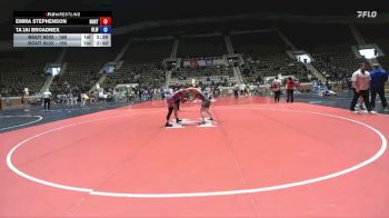 160 lbs Champ. Round 1 - Emma Stephenson, Huntingdon vs Ta`Jai Broadnex, Unattached Lindsey Wilson