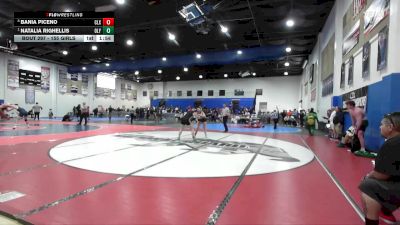 155 Girls Quarterfinal - Natalia Righellis, Olympian vs Bania Piceno, Calexico