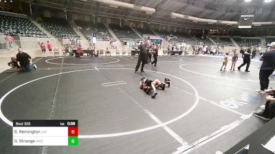 58 lbs Consolation - Samuel Remington, Jenks vs Demitri Strange, Woodland Wrestling Club