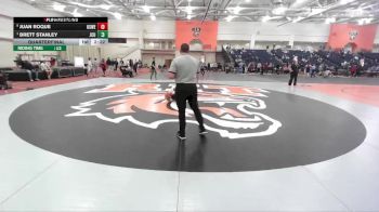 125 lbs Quarterfinal - Brett Stanley, John Carroll vs Juan Roque, Oswego State