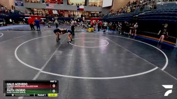 132 lbs Cons. Round 1 - Halo Acevedo, Conroe Woodlands College Park (Girls) vs Faith Osorio, Klein Collins (Girls)