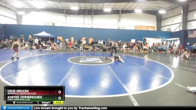 75 lbs Cons. Round 4 - Crue Sirucek, Bonneville Wrestling Club vs Karter Zimmerschied, Hawk Wrestling Club