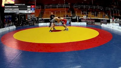 65kg Cons. Semi - Gordon Gibson, Burnaby Mountain Wrestling Club vs Matthew Lundin, Mountain Edge Wrestling Club