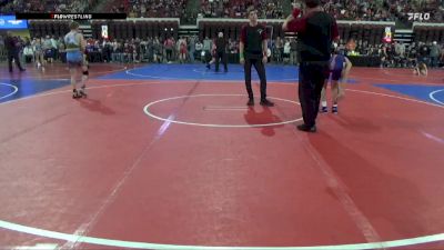 116 lbs Champ. Round 3 - Carson Peebles, Cougar Club Wrestling vs Mason Kingsland, Greatfalls