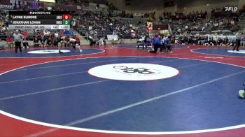 5A 126 lbs Cons. Round 1 - Jonathan Lovan, Russellville vs Layne Elmore, Lake Hamilton