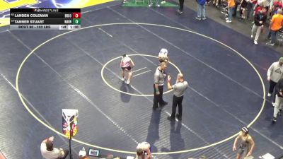 103 lbs Round Of 64 - Landen Coleman, Brookville vs Tanner Stuart, Warren