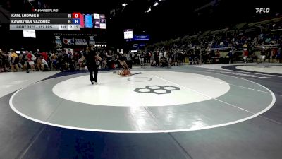 157 lbs Cons. Rd Of 16 - Karl Ludwig II, VA vs Kawayran Vazquez, FL
