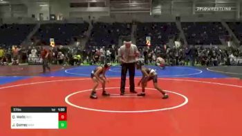 57 lbs Semifinal - Quentin Walls, Red Wave Wrestling vs Joshua Gomez, Nwa