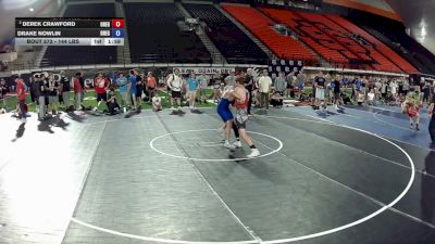 150 lbs Champ. Round 1 - Derek Crawford, Oregon vs Drake Nowlin, Oregon