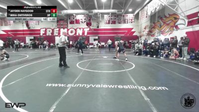 157 lbs Quarterfinal - Mika Ontiveros, John H Pitman vs Jayden Haygood, St Francis