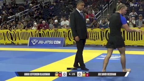 Jax David Beckham vs Amar Jefferson Blackman 2025 Pan IBJJF Jiu-Jitsu No-Gi Championship