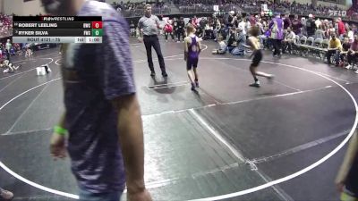 75 lbs Champ. Round 2 - Ryker Silva, Fremont Wrestling Club vs Robert Leeling, Bridgeport Wrestling Club