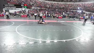 130 lbs Champ. Round 2 - Ezra Huebsch, Gold Medal Wrestling Club vs Spencer Hansen, Tomah Youth Wrestling