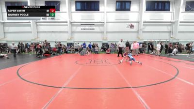 58-63.4 lbs Round Robin 2 - Aspen Smith, NY vs Journey Poole, WV