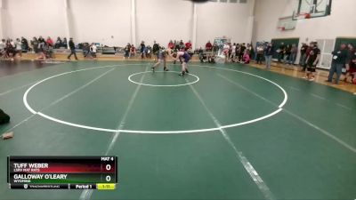 160 lbs Quarterfinal - Tuff Weber, LSRV Mat Rats vs Galloway O`Leary, Wyoming