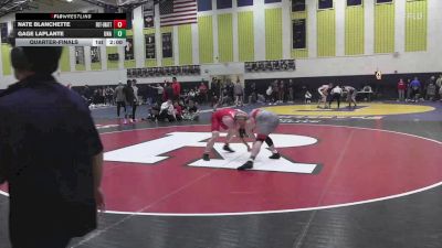 184 lbs Quarterfinal - Nate Blanchette, Rutgers-Unattached vs Gage LaPlante, Unattached