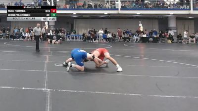 157 lbs Round Of 64 - Max Hermes, Rutgers vs Jesse VanOrden, Air Force Academy