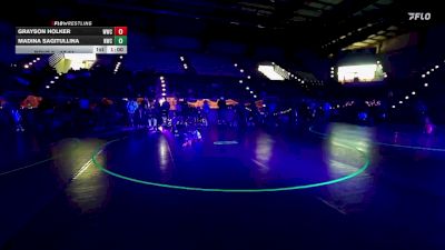 47-51 lbs Round 2 - Madina Sagitullina, Northside Wrestling Club vs Grayson Holker, Westlake Wrestling Club