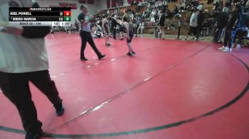 106 lbs Quarterfinal - Joel Powell, San Clemente vs Diego Garcia, El Dorado