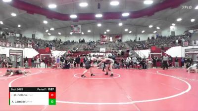 215 lbs Cons. Round 2 - Gerard Gavin Collins, Lawrenceburg Tiger Wrest Club vs Xavier Lambert, Perry Meridian Wrestling Club