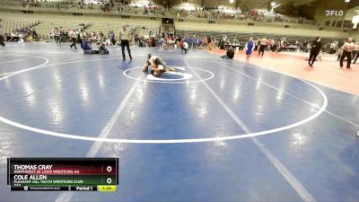 125 lbs Semifinal - Cole Allen, Pleasant Hill Youth Wrestling Club-AAA vs Thomas Cray, Northwest Jr. Lions Wrestling-AA 