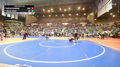 70 lbs Quarterfinal - Gatlin Johnson, Benton Parks Youth Wrestling vs Micah Rizzo, Team Conquer Wrestling