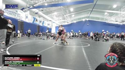 185 lbs Semis (4 Team) - Autumn Jones, Oklahoma Supergirls vs Kaylee Thompson, Queens Of Mayhem